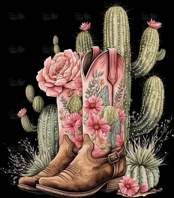 Botas y cactus