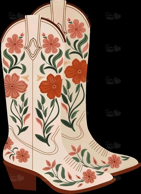 Botas florales